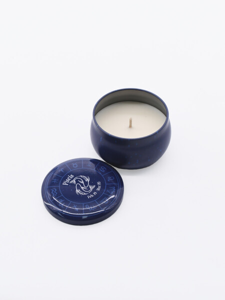 VELA ZODIACO PISCIS AZUL