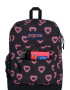 MOCHILA JANSPORT CROSS TOWN PLUS HAPPY HEARTS BLACK