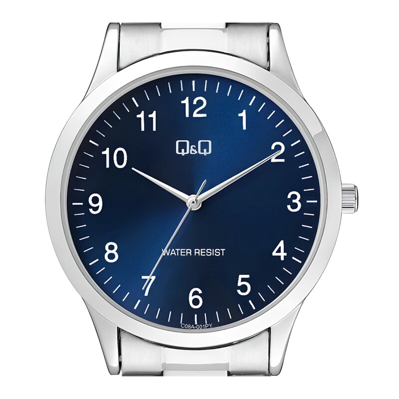 Reloj análogo Q&Q esfera azul Modelo C08A001PY Reloj análogo Q&Q esfera azul Modelo C08A001PY