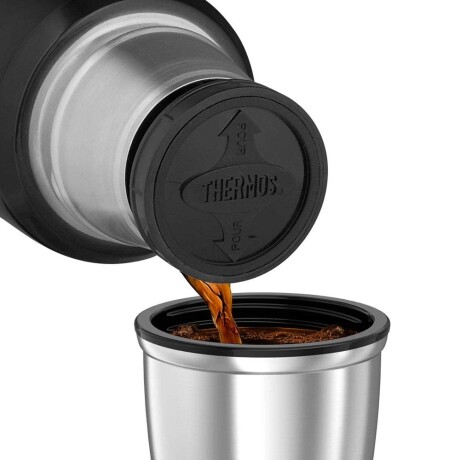 Termo Acero 1.2 Lts Marca Thermos King Negro