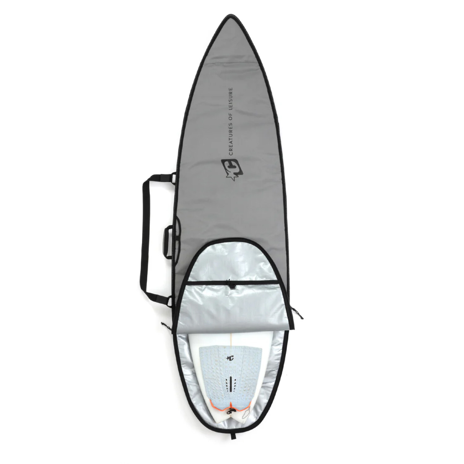 Funda Creatures Shortboard Icon gris