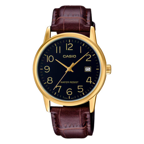 Reloj CASIO MTPV002GL-1BUDF en Cuero Marron Esfera 44mm 0