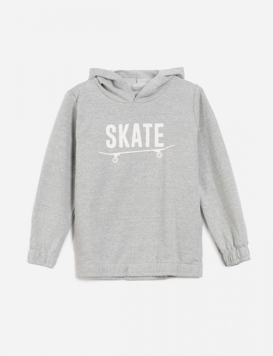 Buzo Skate - Gris 