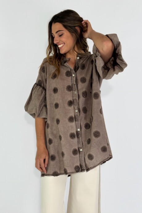 CAMISA BRUNATE Chocolate