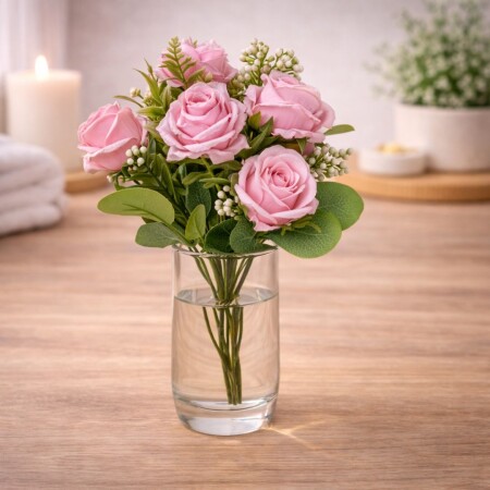 RAMO DE FLORES ARTIFICIALES DECORATIVAS COLORES SURTIDOS RAMO DE FLORES ARTIFICIALES DECORATIVAS COLORES SURTIDOS