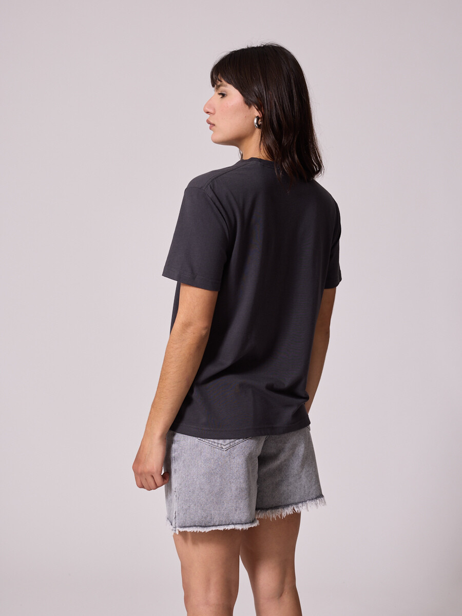 T-SHIRT TIBAN DIXIE Gris Oscuro