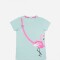 T-Shirt con diseño VERDE AGUA