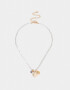 Collares Cortos Con perlas Collar Corto De Perlas Multidijes - Dorado