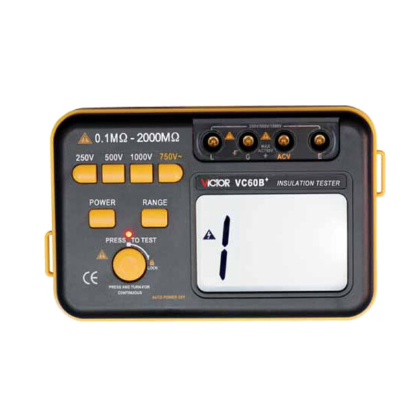 Megóhmetro digital 1000V 2G OHM VC60B+ ELE08584