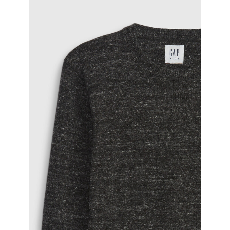SOLID SWEATER CREW TRUE BLACK V2