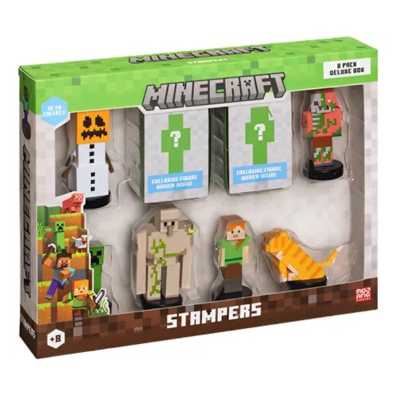 MINECRAFT - Sellos Pack x8 varios modelos MINECRAFT - Sellos Pack x8 varios modelos