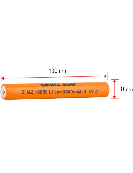 Batería Recargable Doble 18650 Li-Ion 3.7 V 5800 mAh Batería Recargable Doble 18650 Li-Ion 3.7 V 5800 mAh