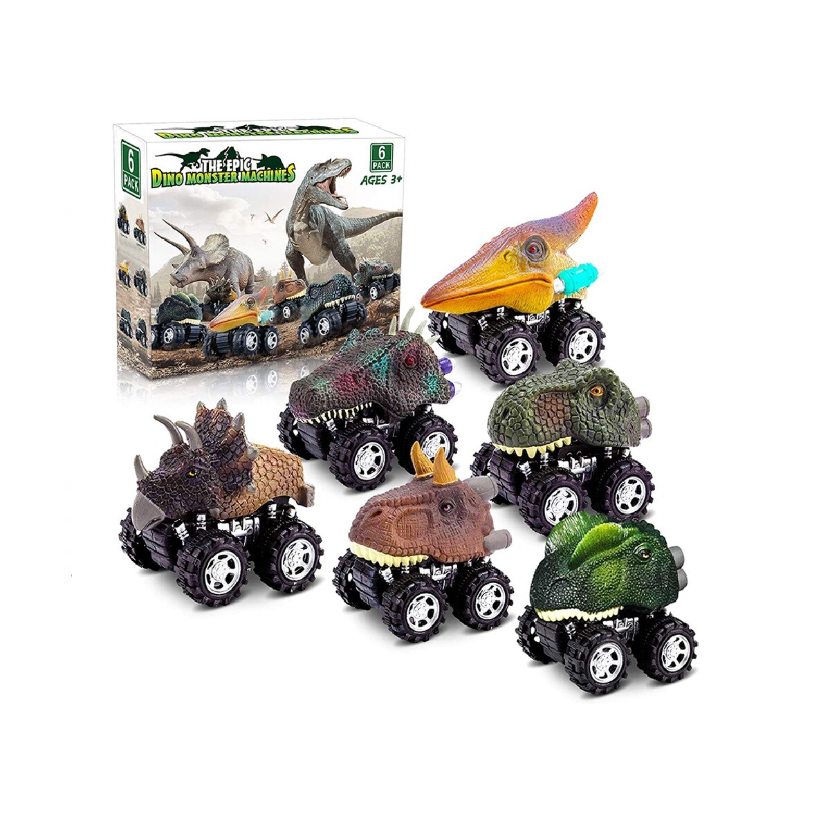 Dino Machines con 6 unidades - Único 