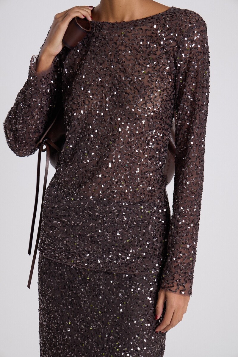 TOP MIKELA Marron