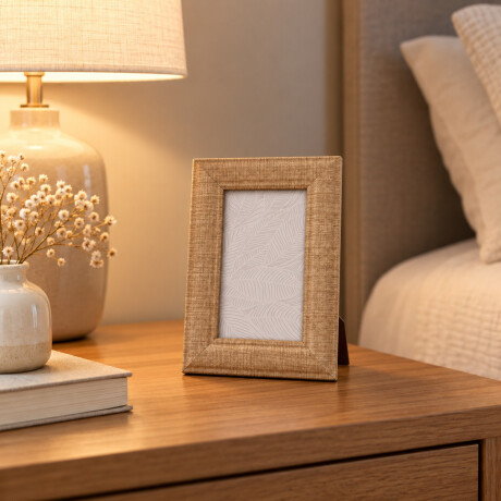 Portarretrato en MDF 10x15cm - Marron claro Portarretrato en MDF 10x15cm - Marron claro