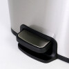 BASURERO INOX C/PEDAL 10LTS Unica