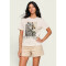 CAMISETA MM BEGE MESCLA