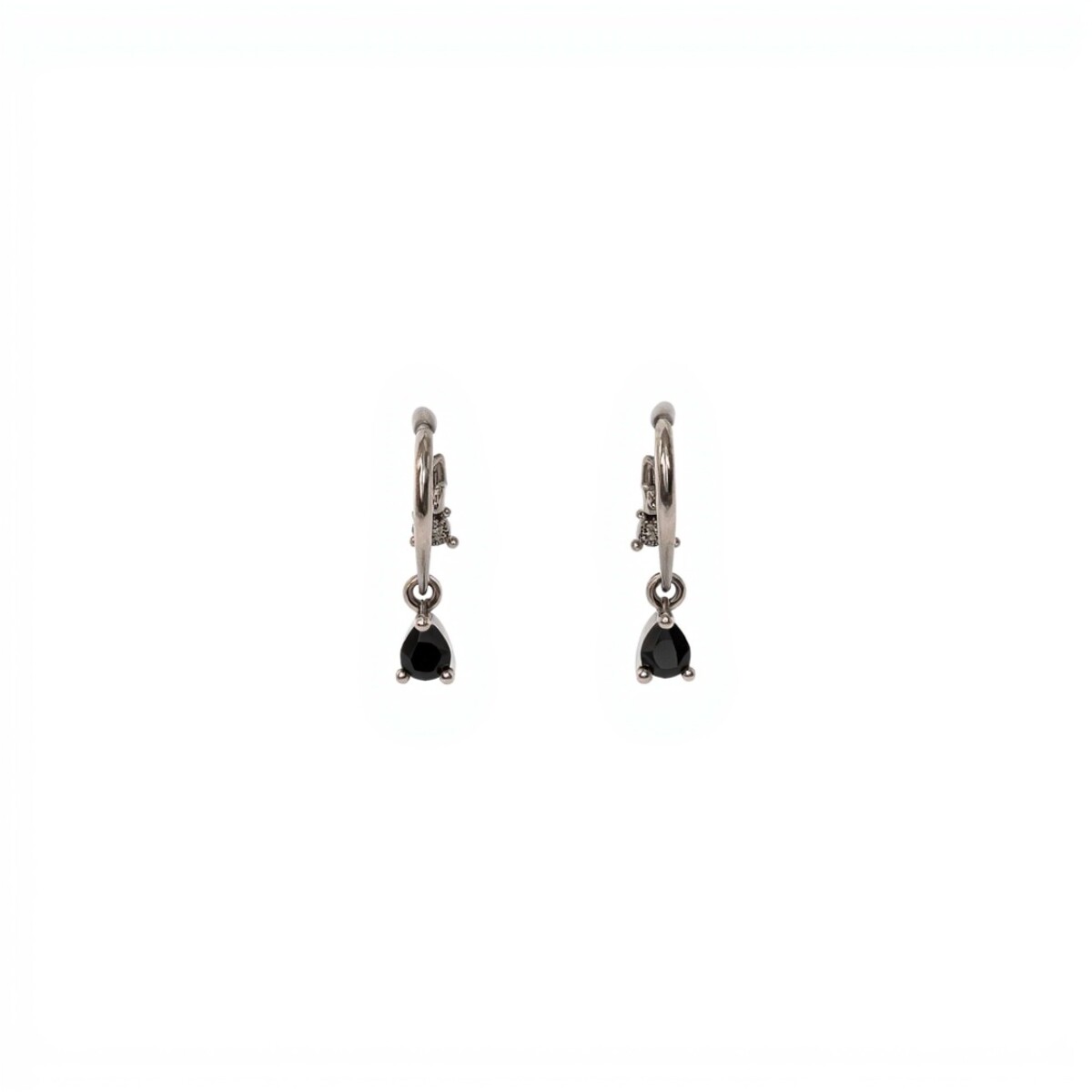 Caravanas Colgante triángulo-Plata 925-Piedra Zafiro-CA3287 - conpiedra 