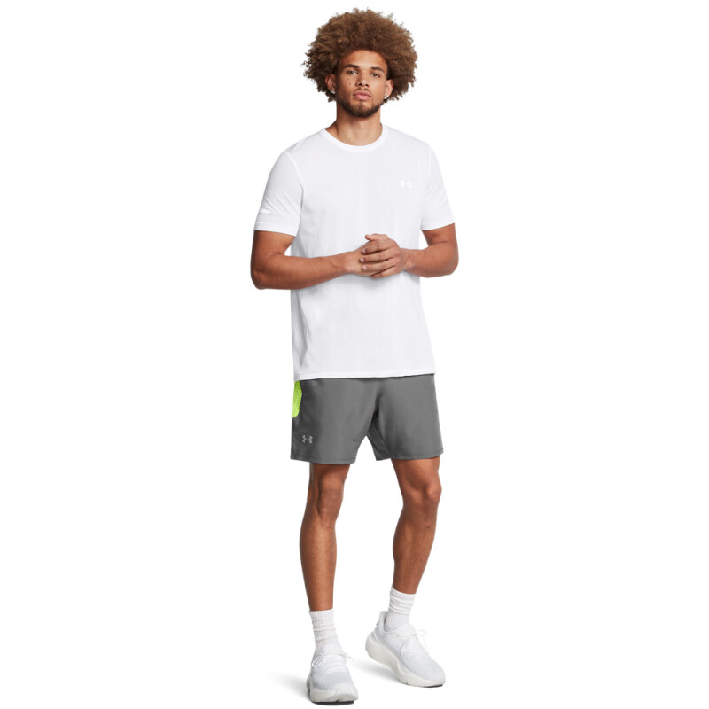 UA LAUNCH PRO 2n1 7'' SHORTS GRY-026