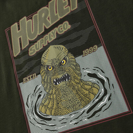 REMERA HURLEY Green