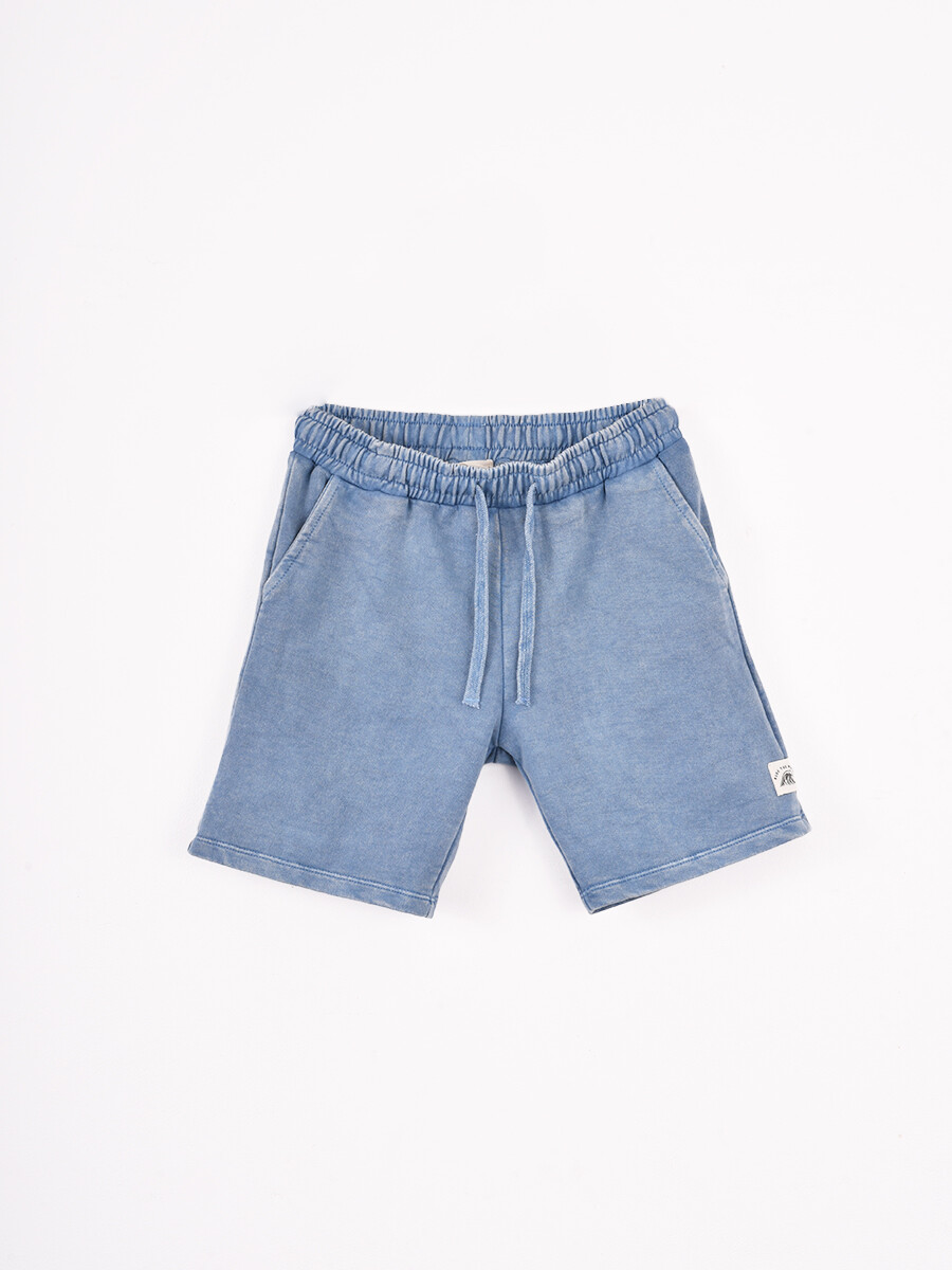 SHORT THIAGO - AZUL PIEDRA 