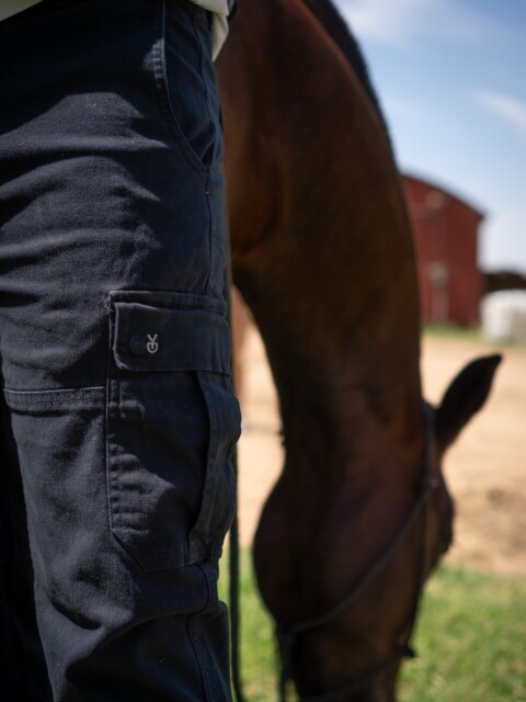 Pantalón cargo Azul