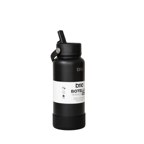 Botella Térmica brio 950ml Acero Inoxidable Negro