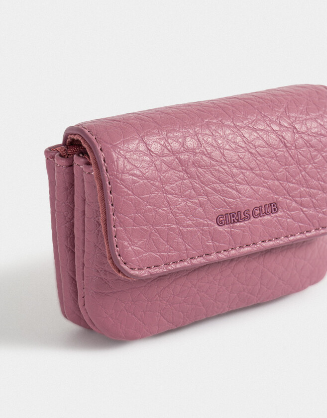 Billetera Billetera Efecto Croco Uva - Violeta Uva