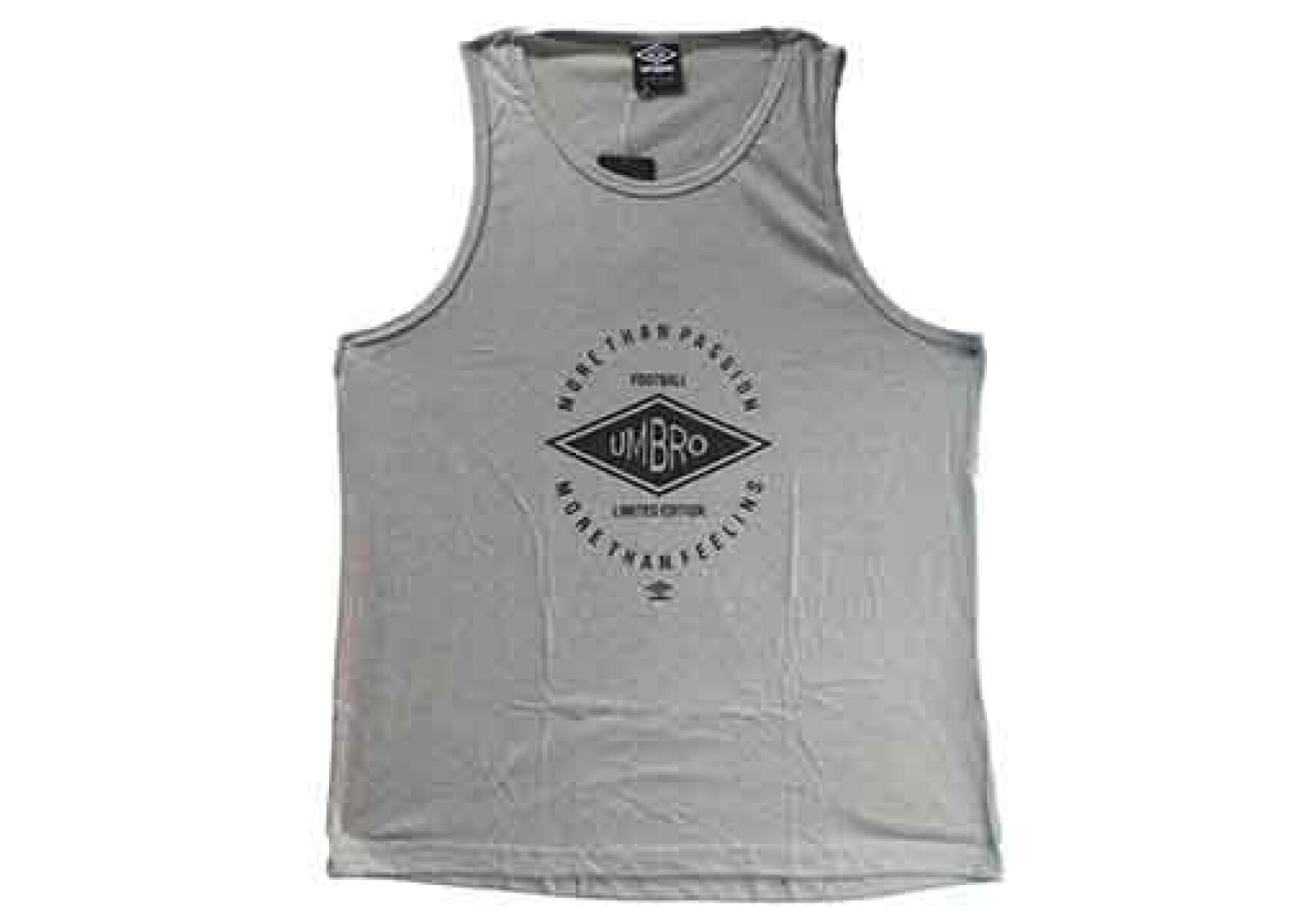 Musculosa de Hombre Umbro Futbol - Gris - Negro 