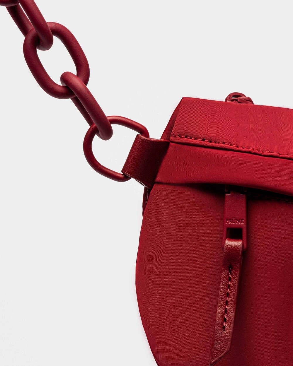 Riñonera Match En Nylon Rojo