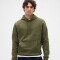 V-FRCH TONAL MINI LOGO RELAXED PO HD ARMY JACKET GREEN
