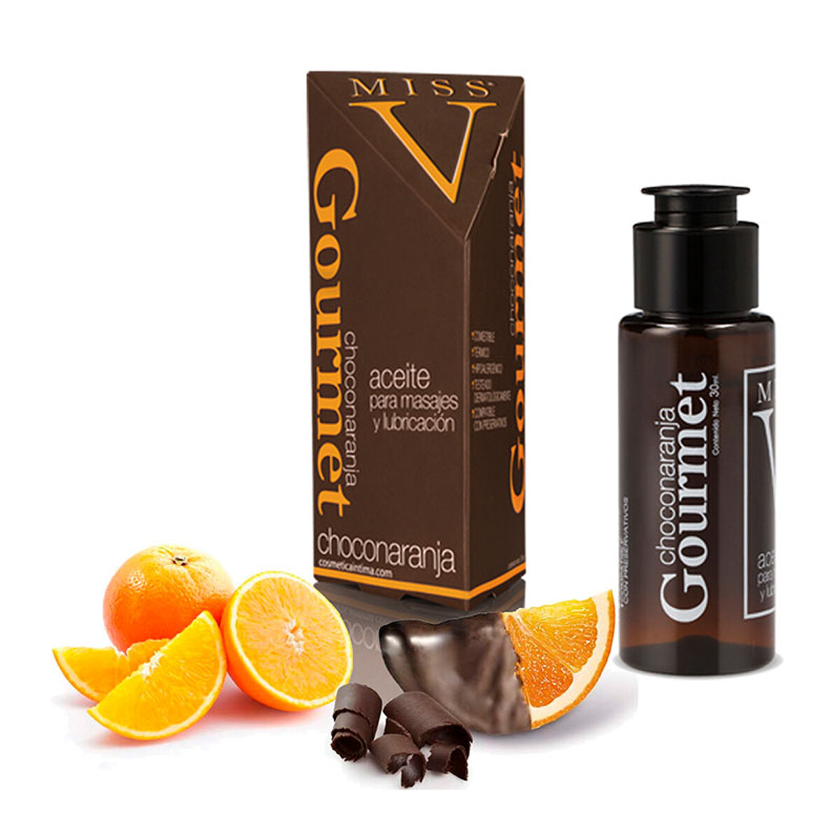 Aceite Afrodisíaco Miss V Choco Naranja 30 Ml 