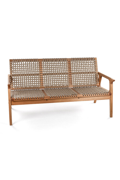 TRACO SOFA SOFA TRACO 3 LUGARES CUERDA RAMI 155x72x84CM JATOBA