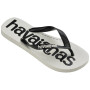Sandalias Havaianas Top Logomania 2 Unisex Blanco/Negro/Blanco