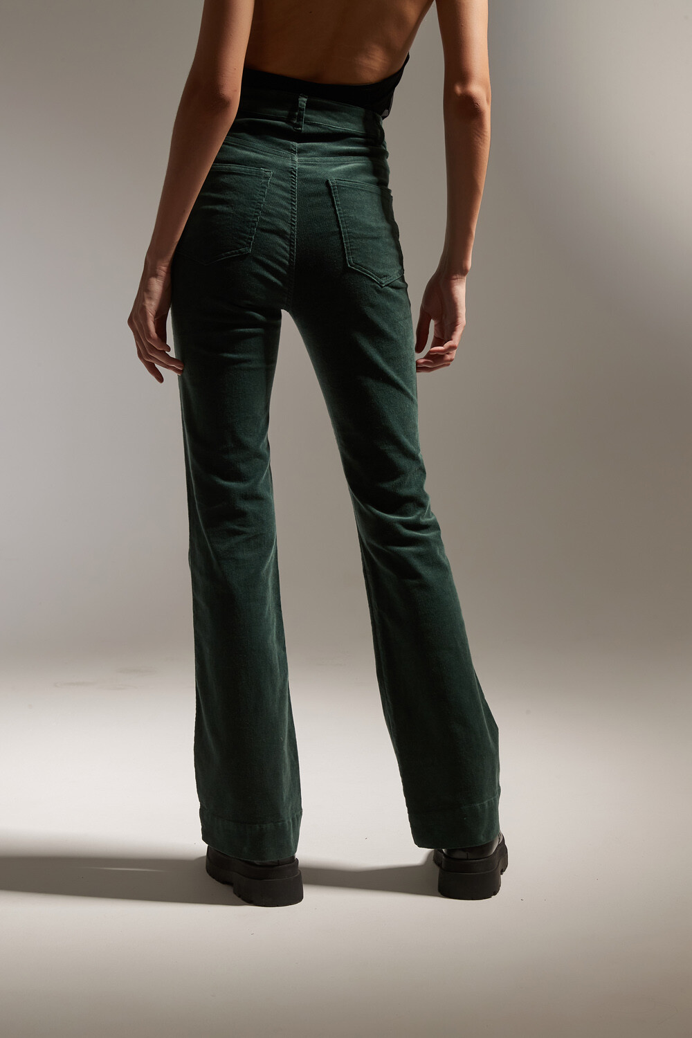 Pantalon Fany Verde Oliva Oscuro