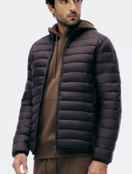 CAMPERA PUFFER CON BOLSILLOS JAQUETA MASC
