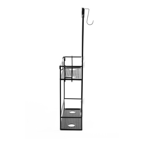 ORGANIZADOR DE DUCHA ACERO NEGRO UMBRA
