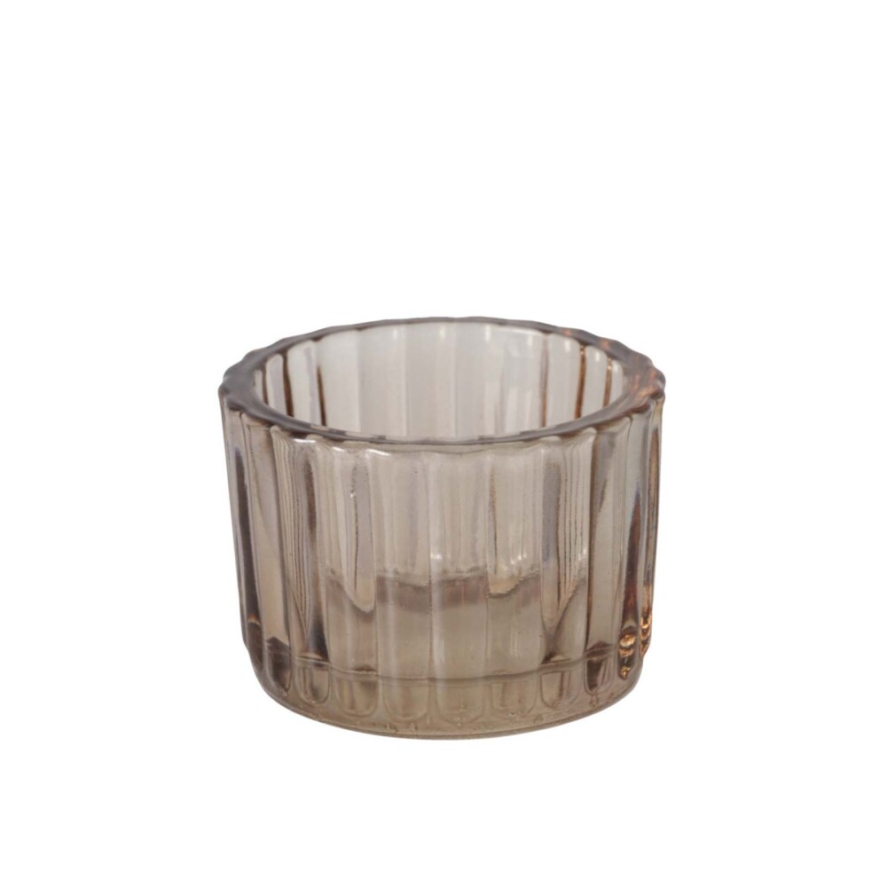 CANDELABRO 2051546 VIDRIO NATURAL-BEIGE BEIGE