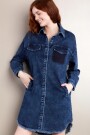 VESTIDO CAMISERO Azul