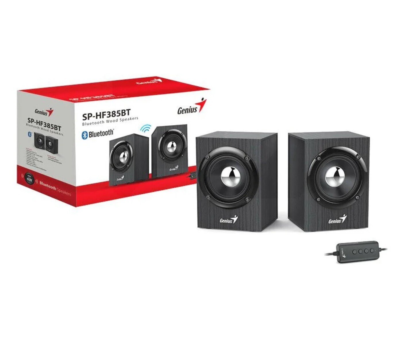 Parlante Genius 2.0 SP-HF385BT 4W Madera 