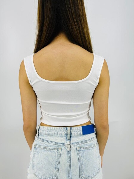 MUSCULOSA SLOWLY 1066 BLANCO