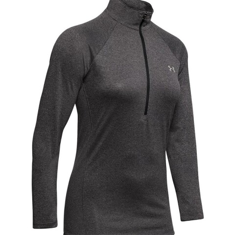 Remera Under Armour New Tech 1/2 Zip Gris