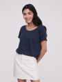 Remera Cordata Azul Marino