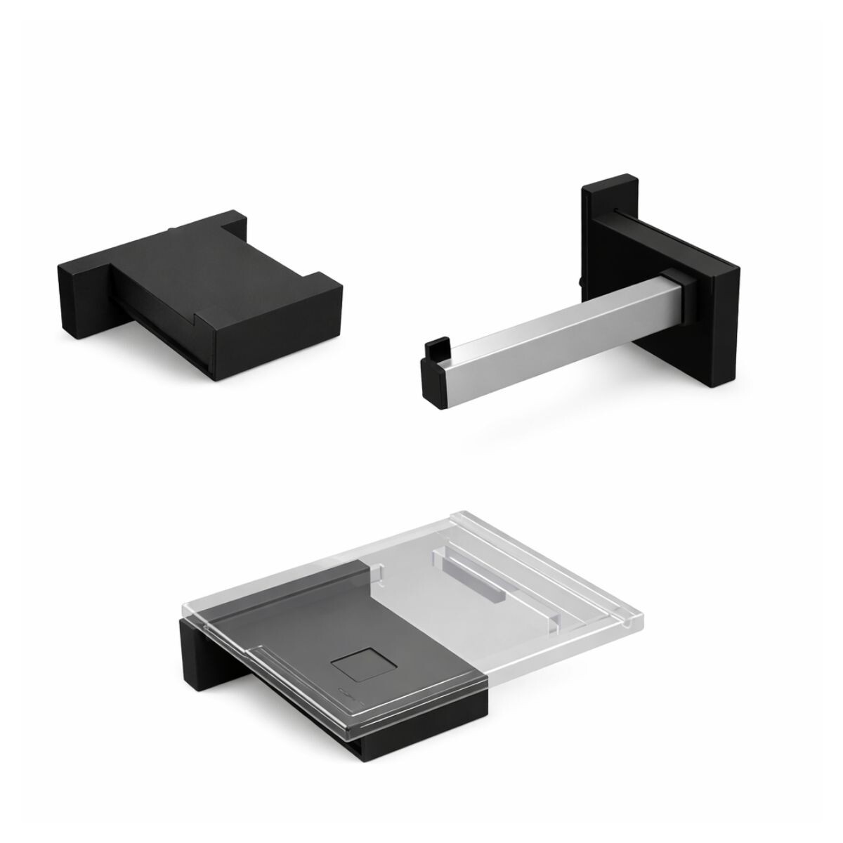 Kit De Accesorios 3 Piezas Negro Astra 