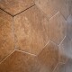 Cerámica Hexagonal Marron 11.4X11.4 CM Pared Piscina GAMAS DE MARRON