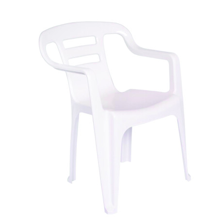 Silla de plástico con filtro Mor BLANCO