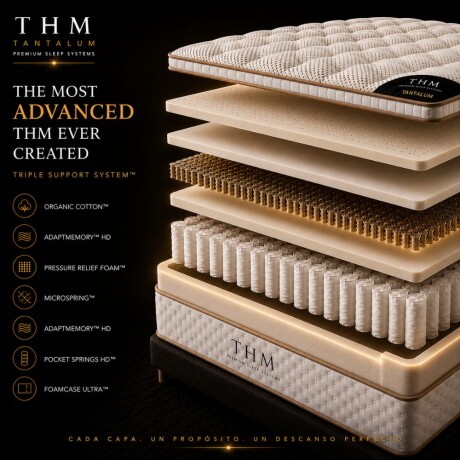 Colchon de resortes 2 Plazas HAMPTONS Tantalum Colchon de resortes 2 Plazas HAMPTONS Tantalum