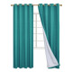 Cortinas Blackout 2 Paños 106cm X 160cm Satinado Calidad Verde