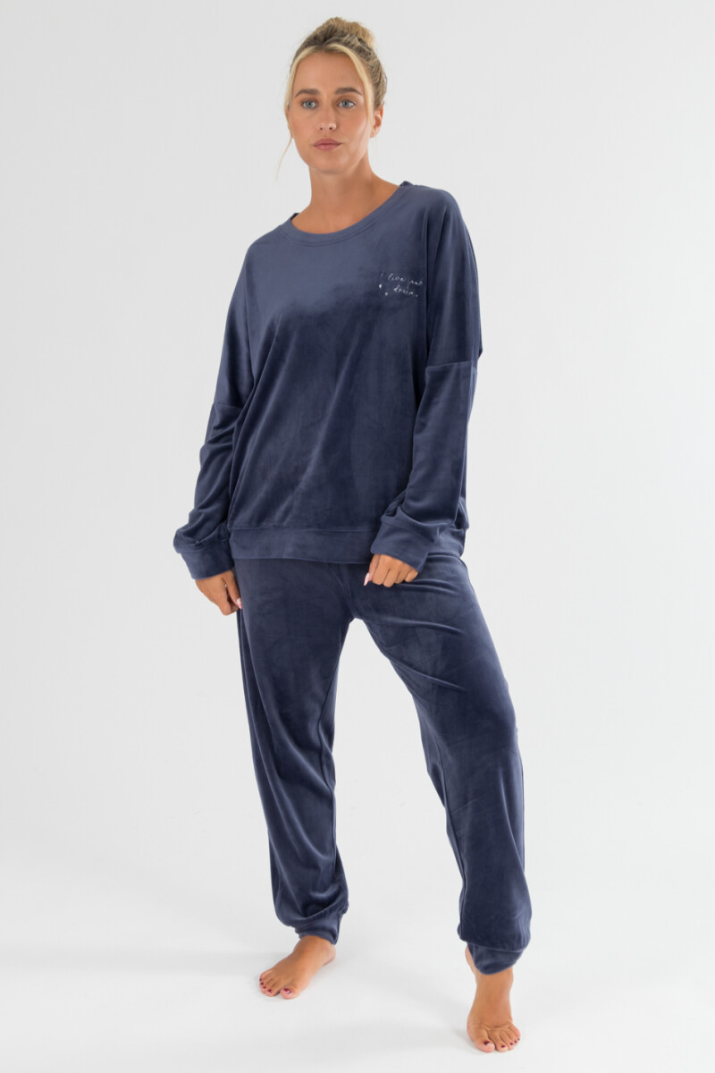 Pijama mae Gris melange