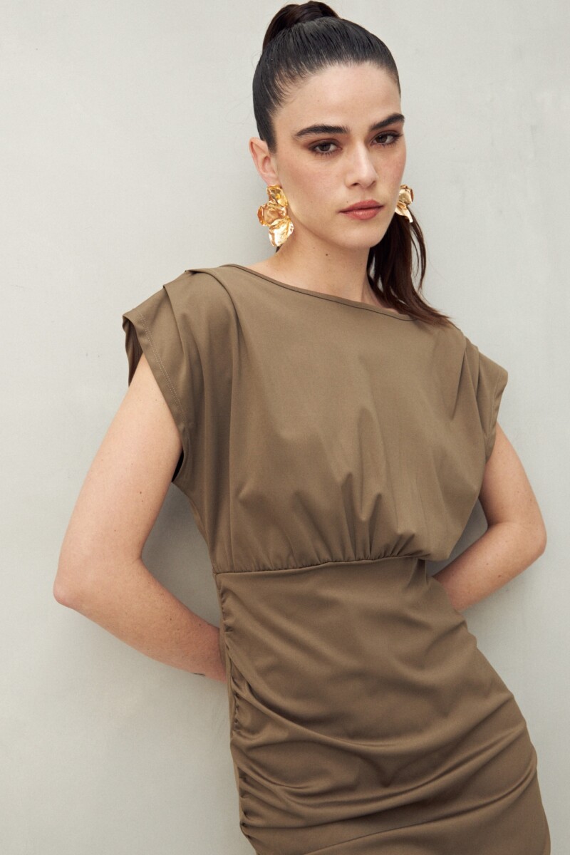 VESTIDO GERMAN Verde Seco